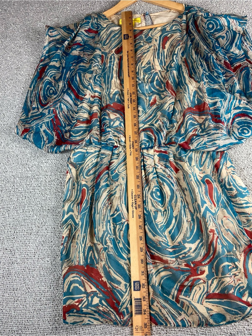 Cathrine Maldonado 100% Silk Dress Women’s Size 6 Mini Length Blouson Top - Picture 6 of 11